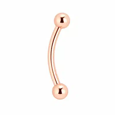 Ατσάλινο piercing – Καμπύλο barbell με σφαιρικά άκρα SS0110 Ατσάλινο piercing – Καμπύλο barbell με σφαιρικά άκρα SS0110