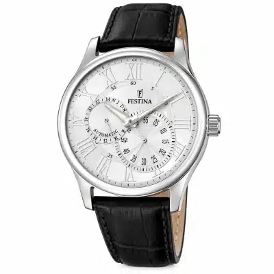Ανδρικό ρολόι Festina μπλε δίχρωμο 42mm ατσάλινο μπρασελέ 50M F16854-1