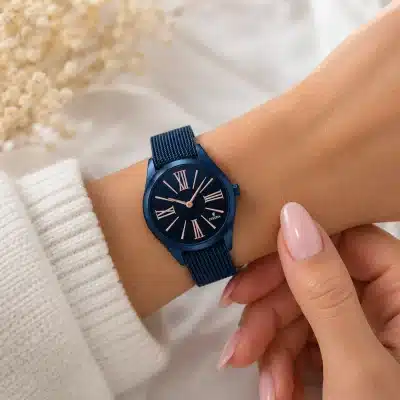 FESTINA Γυναικείο Ρολόι Μπλε με Μπρασελέ από Ανοξείδωτο Ατσάλι F16963-1