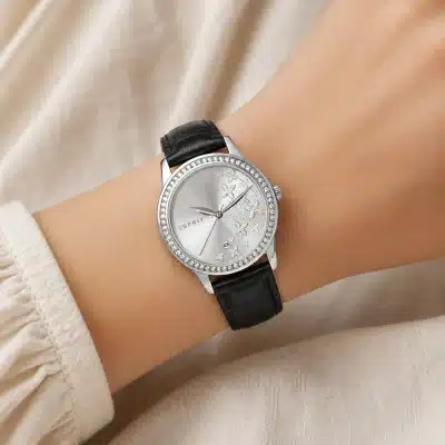 Esprit Γυναικείο Ρολόι Ασημί με Πέτρες ES107302001