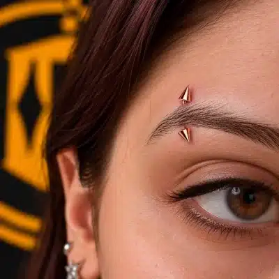 Helix piercing ακίδα ροζ χρυσό – Καμπύλος σχεδιασμός SS0897