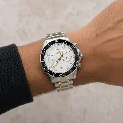 Ανδρικό ρολόι Visetti  δίχρωμο μπρασελέ 30M pe-sw694sgw