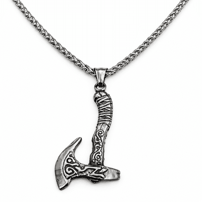 Κολιέ Viking τσεκούρι από ανοξείδωτο ατσάλι NRN0049