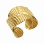 Luxury Χρυσό Δαχτυλίδι με Wave Design NRWR0012