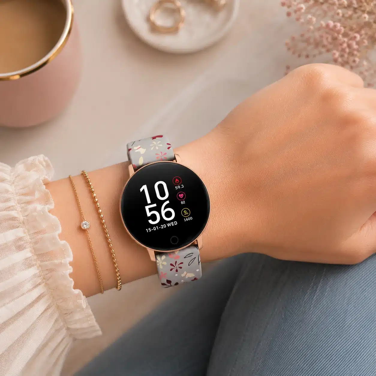 Smart Watch Radley Γυναικείο Γκρι Λουράκι Floral Design RYS05-2048 Smart Watch Radley Γυναικείο Γκρι Λουράκι Floral Design RYS05-2048