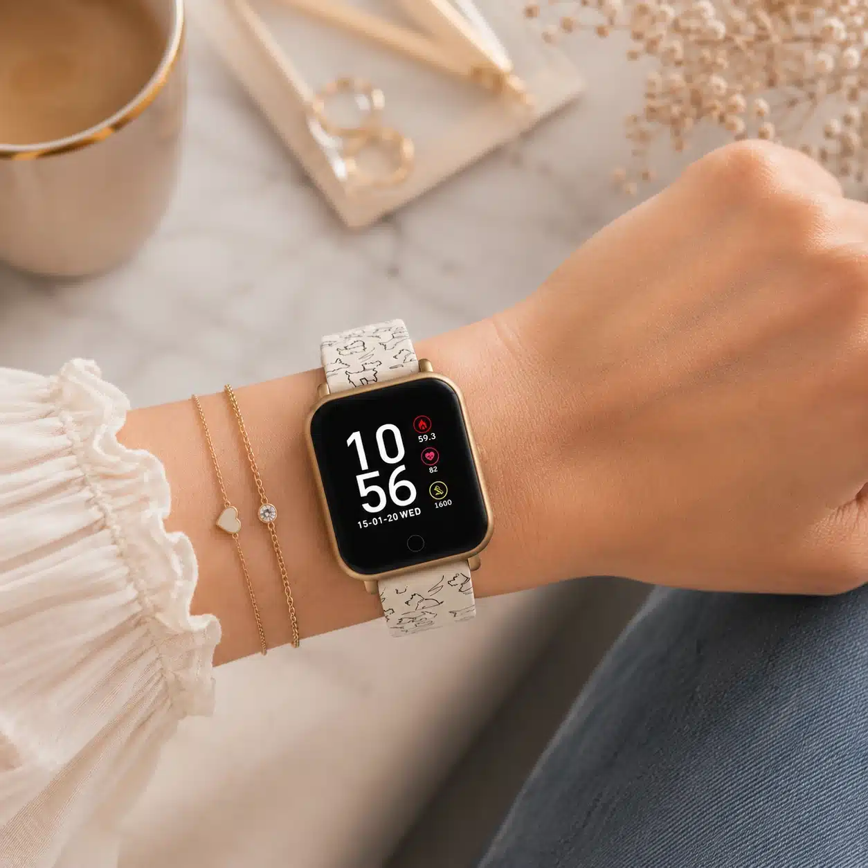 Γυναικείο Smartwatch Radley λευκο με Ορθογώνια Οθόνη RYS06-2064 Γυναικείο Smartwatch Radley λευκο με Ορθογώνια Οθόνη RYS06-2064