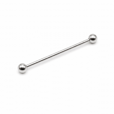 Ασημί Industrial Piercing Κλασική Μπάρα NRI0006 Ασημί Industrial Piercing Κλασική Μπάρα NRI0006
