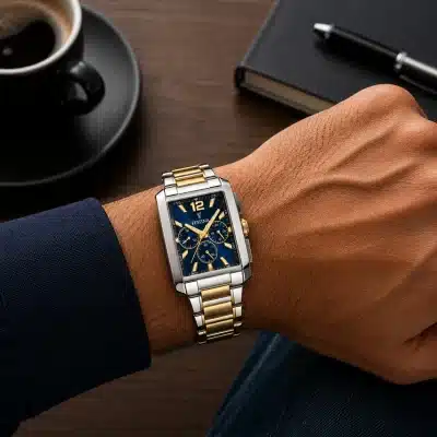 Ανδρικό Ρολόι Festina Χρονογράφος Μπλε Καντράν Ατσάλινο Μπρασελέ F20637/1