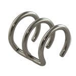 Ear cuff ασημί – μοντέρνο ear piercing χωρίς τρύπα SS24