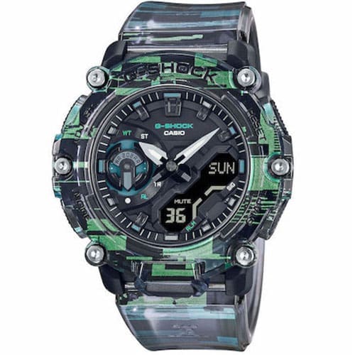 Ανδρικό Ρολόι Casio G-Shock Πολύχρωμο Ana-Digi GA-2200NN-1AER Ανδρικό Ρολόι Casio G-Shock Πολύχρωμο Ana-Digi GA-2200NN-1AER