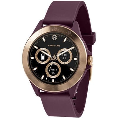 Smart Watch Harry Lime Μπορντό Ροζ Χρυσό HA07-2016