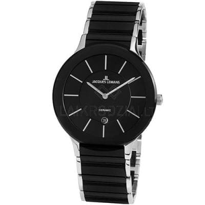 Ανδρικό Ρολόι Χρονογράφος 44mm Quartz με Ατσάλινο Μπρασελέ & Ασημί Καντράν 10ATM F6862-1