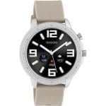 Smart Watch Oozoo Γυναικείο Μαύρο Μπεζ Bluetooth Q00313