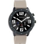 Smart Watch Oozoo Γυναικείο Μαύρο Μπεζ Bluetooth Q00330