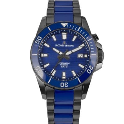Ανδρικό Ρολόι Jacques Lemans Hybromatic Sapphire 20ATM 1-2222C