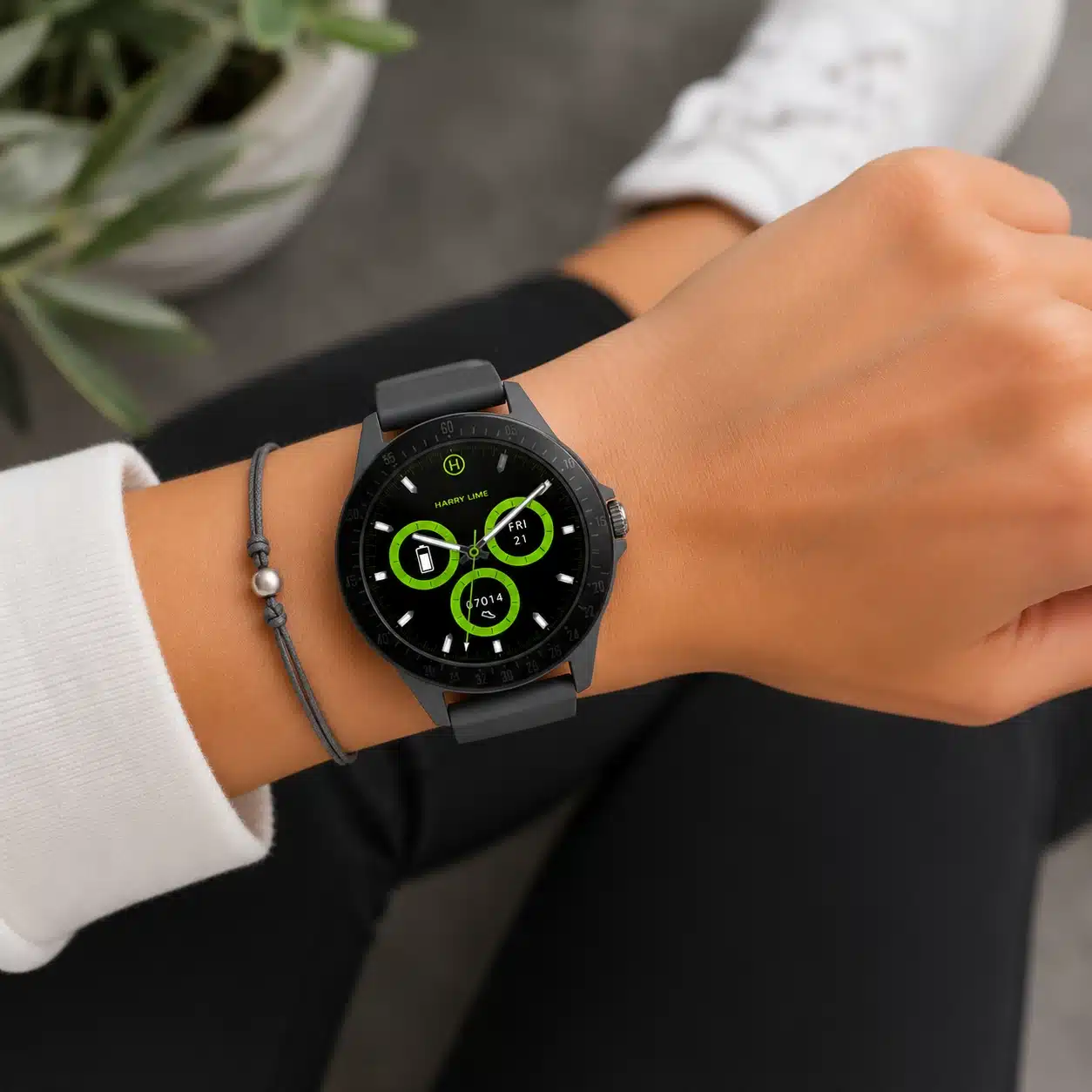 Smart Watch Harry Lime Γκρι IP68 GPS HA07-2010 Smart Watch Harry Lime Γκρι IP68 GPS HA07-2010