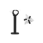 Helix Piercing Τρίγωνο Ζιργκόν σε Minimal Σχέδιο SS120C