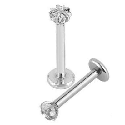 Helix Piercing Καρδιά με Ζιργκόν Minimal SS116C
