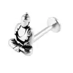 Helix Βούδας piercing – ασημί με ζιργκόν SS165