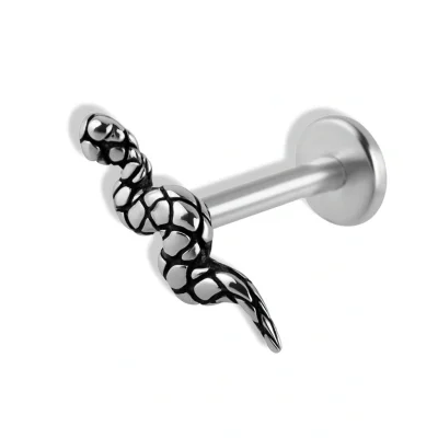 Helix Piercing Φίδι Ασημί – Μοντέρνο Δυναμικό Design SS162
