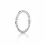Helix Piercing Κρίκος με Ζιργκόν SS153B