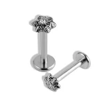 Helix Piercing με Ανάγλυφο Σχέδιο Αστεριού SS182A
