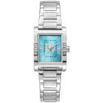 Γυναικείο Ρολόι DKNY Ασημί Westside Glitz – Τιρκουάζ Καντράν DK1L008M0055