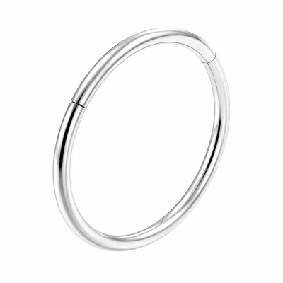 Ατσάλινο Piercing Horseshoe Χρυσό με Μπάλες SF101