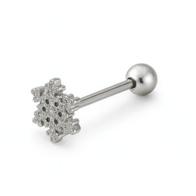Ατσάλινο piercing γλώσσας – Ασφαλές, ανθεκτικό και μοντέρνο κόσμημα SG002