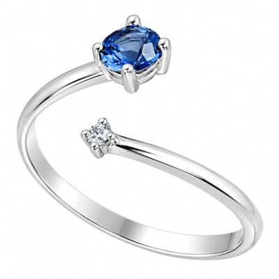 Λευκόχρυσο Δαχτυλίδι 14K με Μπλε & Λευκό Ζιργκόν – Γυναικείο 3111 Λ12 Λευκόχρυσο Δαχτυλίδι 14K με Μπλε & Λευκό Ζιργκόν – Γυναικείο 3111 Λ12