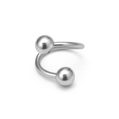 Ατσάλινο Σκουλαρίκι Unisex – Minimal Κόσμημα SS92
