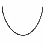 Minimal Unisex Αλυσίδα Λαιμού Μαύρη CHAIN41