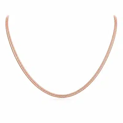 Minimal Unisex Αλυσίδα Λαιμού Rose Gold CHAIN42