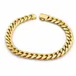 Ανδρικό Βραχιόλι Cuban Chain Χρυσό CAT0031