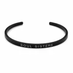 Γυναικεία Χειροπέδα Soul Sisters Μαύρη GX005