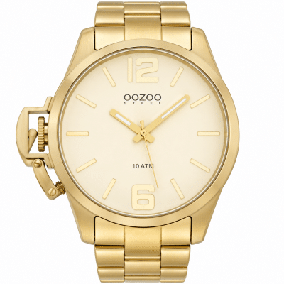 Unisex Ρολόι OOZOO Steel OSGR04 Χρυσό με Champagne Καντράν Unisex Ρολόι OOZOO Steel OSGR04 Χρυσό με Champagne Καντράν