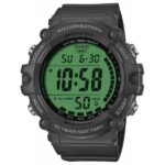 Ανδρικό Ψηφιακό Ρολόι Casio Illuminator 11-AE-1500WHC-1AVEF Μαύρο
