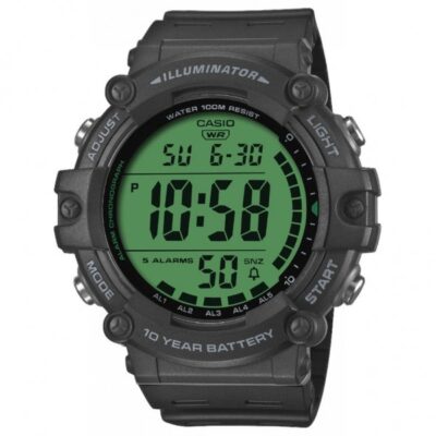 Ανδρικό Ψηφιακό Ρολόι Casio Illuminator 11-AE-1500WHC-1AVEF Μαύρο Ανδρικό Ψηφιακό Ρολόι Casio Illuminator 11-AE-1500WHC-1AVEF Μαύρο