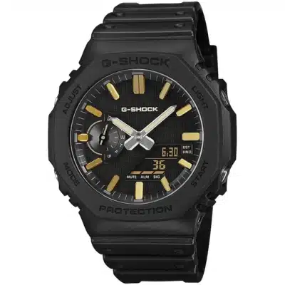 Ανδρικό Ρολόι Casio G-Shock 11-GA-2100LXB-1A9ER Μαύρο με Χρυσές Λεπτομέρειες Ανδρικό Ρολόι Casio G-Shock 11-GA-2100LXB-1A9ER Μαύρο με Χρυσές Λεπτομέρειες