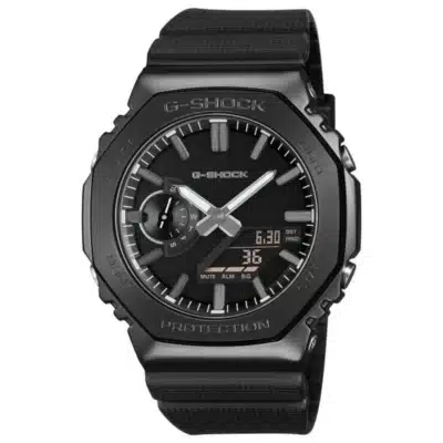 Ανδρικό Ρολόι Casio G-Shock 11-GM-2100LXB-1AER Luxe Black Μαύρο Αναλογικό-Ψηφιακό