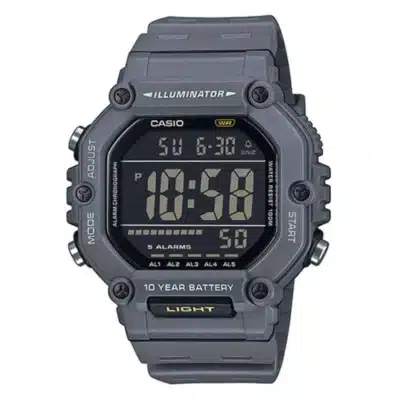 Ανδρικό Ψηφιακό Ρολόι Casio Illuminator 11-AE-1600H-8BVEF Γκρι 100M