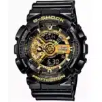 Ανδρικό Ρολόι Casio G-Shock 11-GA-110GB-1AER Μαύρο με Χρυσές Λεπτομέρειες 200M