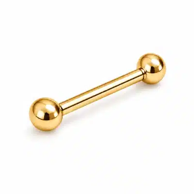 Χρυσό Helix Piercing με Μπίλιες SS153B